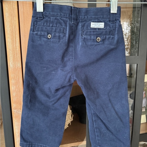 Janie & Jack twill navy pants trousers baby toddler boy formal pullon marine - Picture 7 of 7
